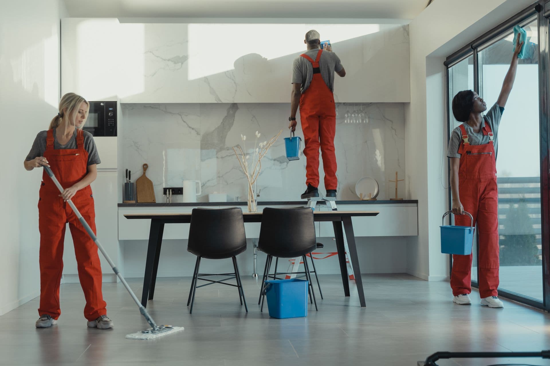 FreshNest Cleaning — Cleaning Service at work