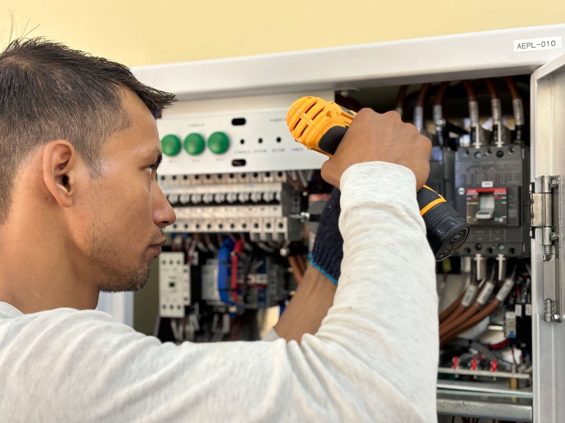VoltWorks Electric — Electrician at work